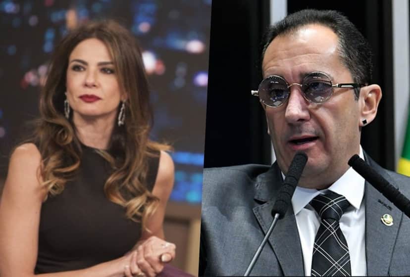 Jorge Kajuru x Luciana Gimenez. Jorge Kajuru x Luciana Gimenez.
