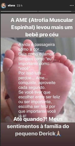 Eliana resolveu expor profunda tristeza Eliana resolveu expor profunda tristeza
