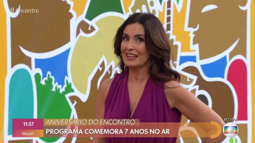 Fátima Bernardes comanda o Encontro na Globo Fátima Bernardes comanda o Encontro na Globo