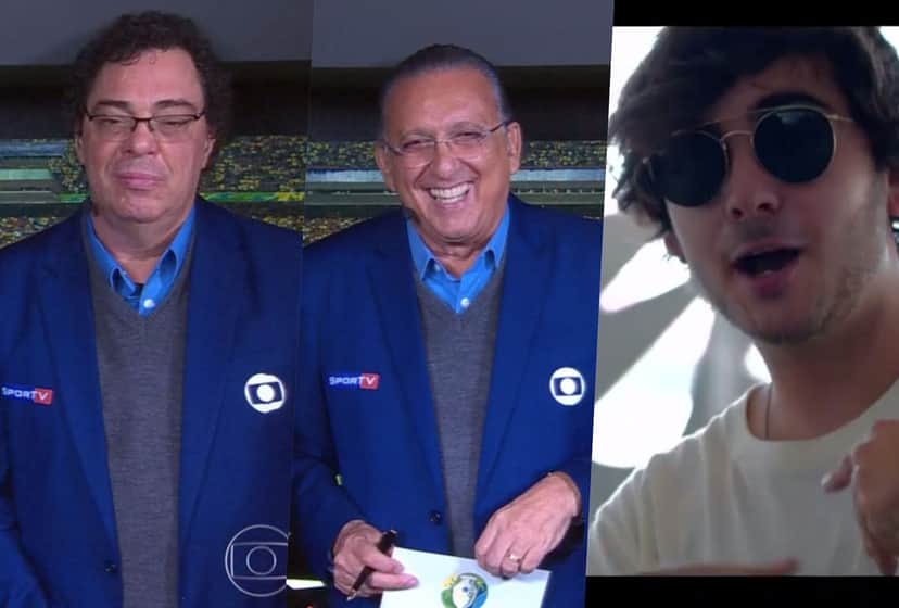 Filho de Galvão foi parar na Globo (Foto: Reprodução) Filho de Galvão foi parar na Globo (Foto: Reprodução)
