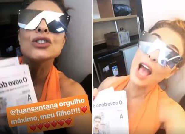 Juliana Paes comemora entrada de Luan Santana para A Dona do Pedaço (Foto: Reprodução/ Instagram) Juliana Paes comemora entrada de Luan Santana para A Dona do Pedaço (Foto: Reprodução/ Instagram)