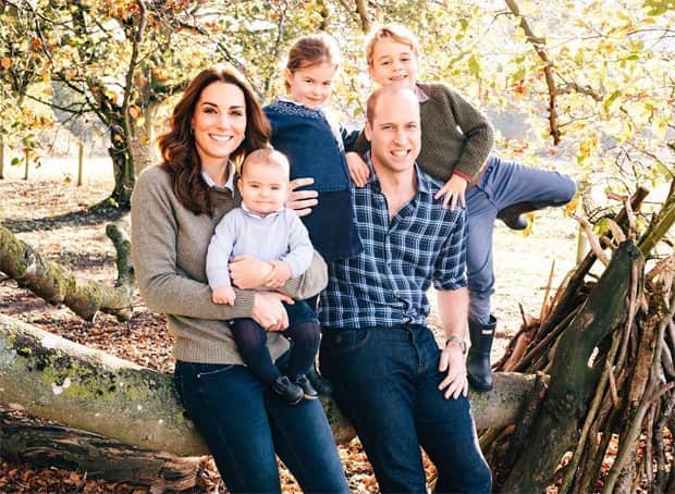 Príncipe William, Kate Middleton e filhos (Foto: Reprodução)