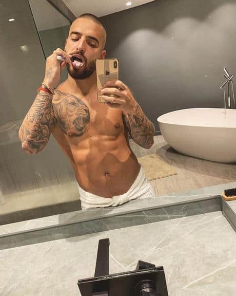Foto publicada pelo cantor Maluma (Foto: Reprodução)
