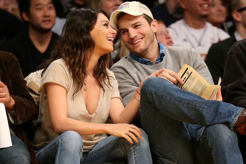 O casal Ashton Kutcher e Mila Kunis deixou claro que não vão se separar (Foto: Reprodução) O casal Ashton Kutcher e Mila Kunis deixou claro que não vão se separar (Foto: Reprodução)