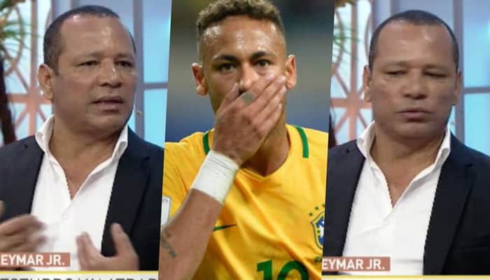 Pai de Neymar falou sobre acusação de estupro contra o filho em entrevista ao Aqui na Band (Foto: Reprodução/Band/Montagem TV Foco) Pai de Neymar falou sobre acusação de estupro contra o filho em entrevista ao Aqui na Band (Foto: Reprodução/Band/Montagem TV Foco)