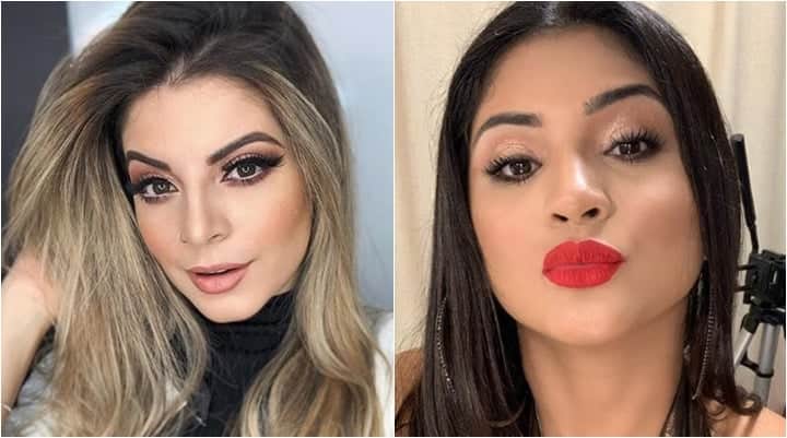 Gessica Kayane e Mileide Mihaile podem integrar elenco de A Fazenda na Record. (Foto: Montagem/Reprodução) Gessica Kayane e Mileide Mihaile podem integrar elenco de A Fazenda na Record. (Foto: Montagem/Reprodução)