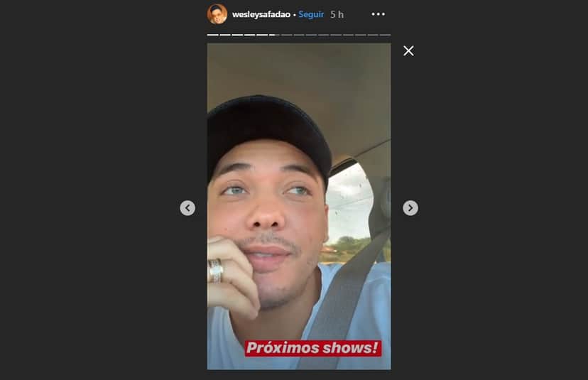 Wesley Safadão fala de sua agenda em seu perfil no Instagram Wesley Safadão fala de sua agenda em seu perfil no Instagram
