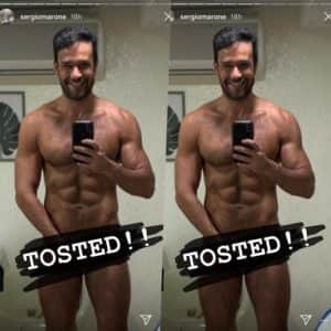 O ator e apresentador Sérgio Marone resolveu mostrar em foto no Instagram como veio ao mundo e deixou muita gente enlouquecida (Foto reprodução) O ator e apresentador Sérgio Marone resolveu mostrar em foto no Instagram como veio ao mundo e deixou muita gente enlouquecida (Foto reprodução)