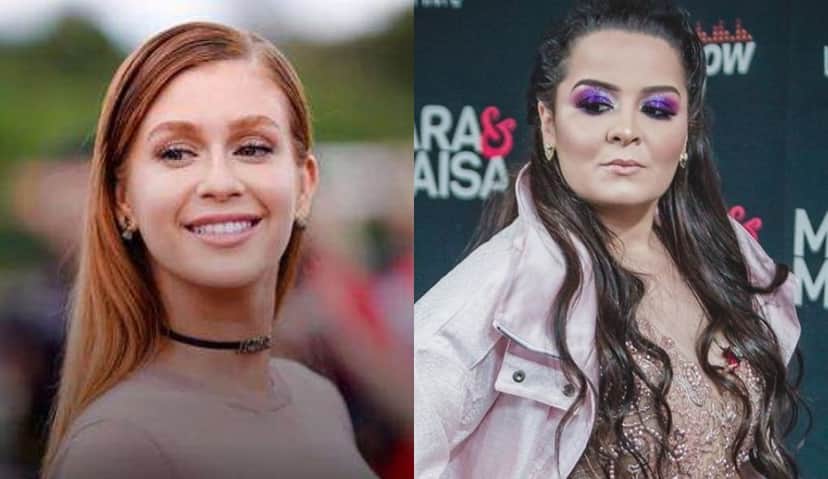 Marina Ruy Barbosa e Maraisa, da dupla com Maiara (Foto: Montagem/TV Foco) Marina Ruy Barbosa e Maraisa, da dupla com Maiara (Foto: Montagem/TV Foco)