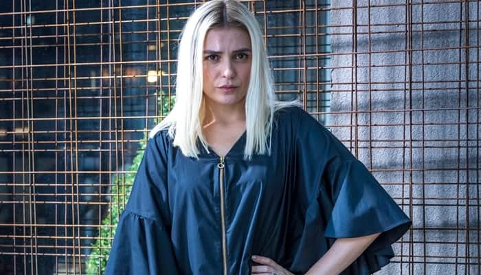 Monica Iozzi como Kim em A Dona do Pedaço (Foto: Globo/Paulo Belote) Monica Iozzi como Kim em A Dona do Pedaço (Foto: Globo/Paulo Belote)