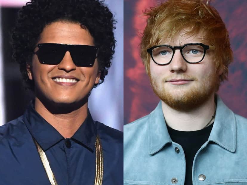 O cantor Bruno Mars teve participação no novo álbum colaborativo de Ed Sheeran (Foto: Reprodução) O cantor Bruno Mars teve participação no novo álbum colaborativo de Ed Sheeran (Foto: Reprodução)