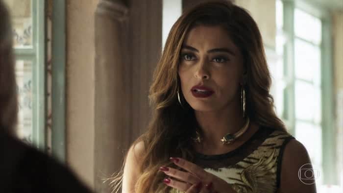 Maria da Paz (Juliana Paes) em cena de A Dona do Pedaço (Foto: Reprodução/Globo) Maria da Paz (Juliana Paes) em cena de A Dona do Pedaço (Foto: Reprodução/Globo)