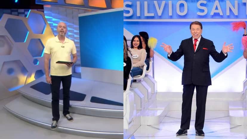 Alex Escobar também apresenta o "Globo Esporte", que debochou de Silvio Santos (Foto: Reprodução/Montagem TV Foco) Alex Escobar também apresenta o "Globo Esporte", que debochou de Silvio Santos (Foto: Reprodução/Montagem TV Foco)