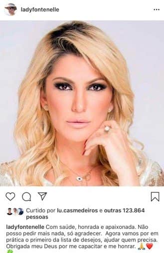 Antonia Fontenelle diz faz publicação, revela que está apaixonada e que irá ajudar quem precisa (Imagem: Instagram) Antonia Fontenelle diz faz publicação, revela que está apaixonada e que irá ajudar quem precisa (Imagem: Instagram)