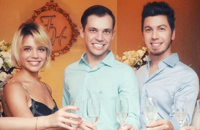 Bruna Linzmeyer, namorada de Priscila Fiszman, ao lado de Helder e Fabrício (Foto: Reprodução/Instagram) Bruna Linzmeyer, namorada de Priscila Fiszman, ao lado de Helder e Fabrício (Foto: Reprodução/Instagram)