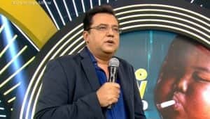 Geraldo Luís no comando do Domingo Show (Foto: Reprodução/Record) Geraldo Luís no comando do Domingo Show (Foto: Reprodução/Record)
