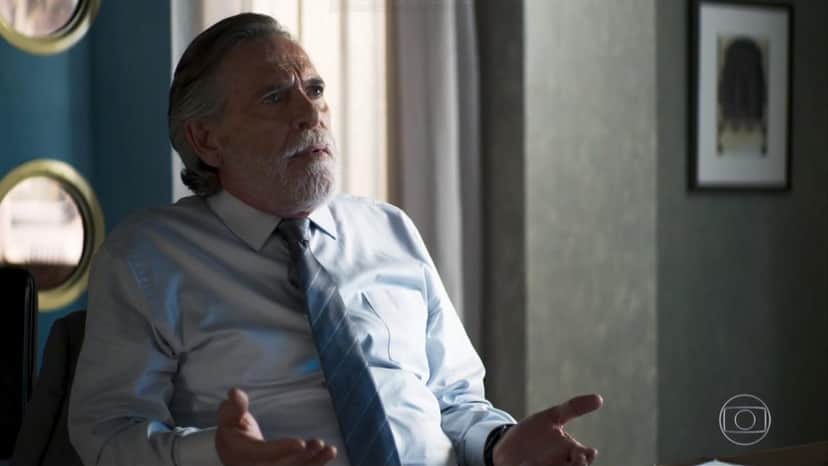 Otávio fica indignado em A Dona do Pedaço da Globo Otávio fica indignado em A Dona do Pedaço da Globo