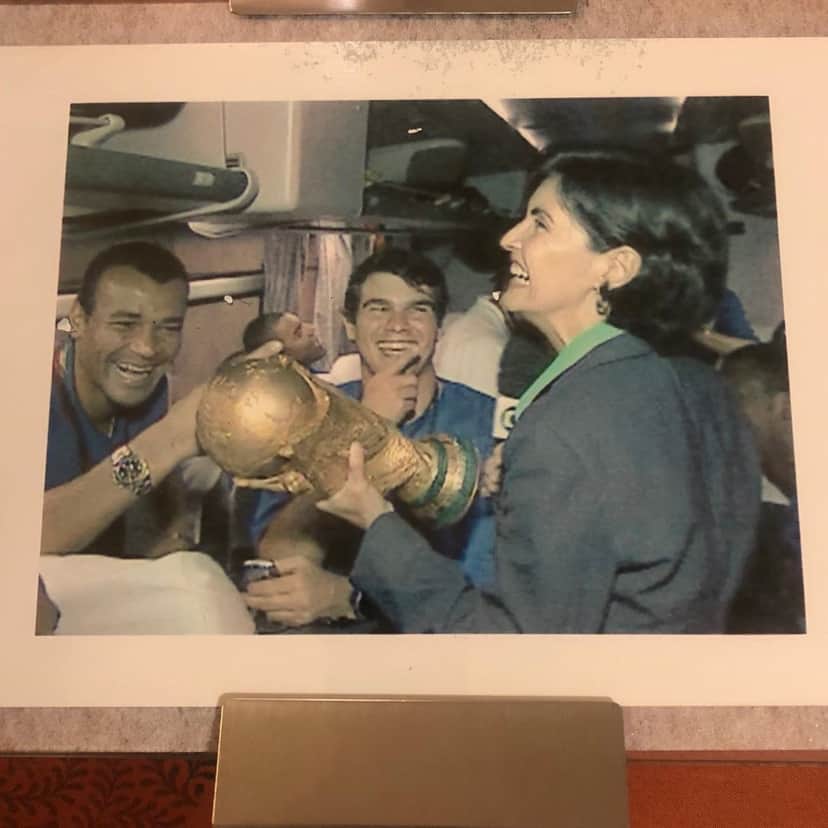 Fátima Bernardes relembrou momento especial na Copa do Mundo de 2002 (Foto: Reprodução/Instagram) Fátima Bernardes relembrou momento especial na Copa do Mundo de 2002 (Foto: Reprodução/Instagram)