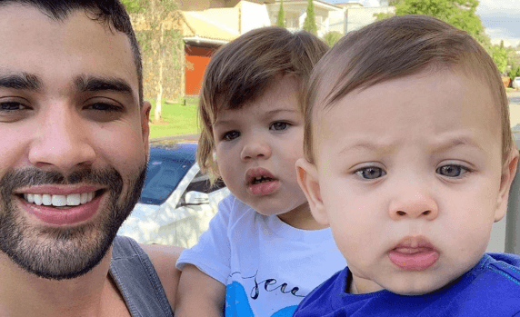Gusttavo Lima, Gabriel e Samuel (Foto: Reprodução/Instagram) Gusttavo Lima, Gabriel e Samuel (Foto: Reprodução/Instagram)