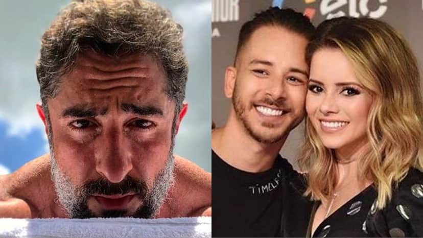 Marcos Mion e a dupla Sandy e Junior (Montagem: Tv Foco) Marcos Mion e a dupla Sandy e Junior (Montagem: Tv Foco)