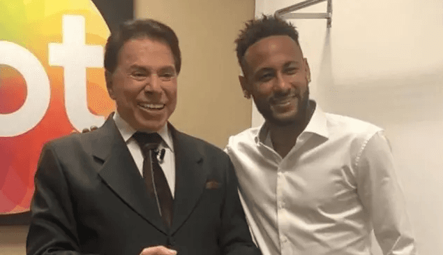 Silvio Santos e Neymar dentro do SBT (Foto: Reprodução/Instagram) Silvio Santos e Neymar dentro do SBT (Foto: Reprodução/Instagram)