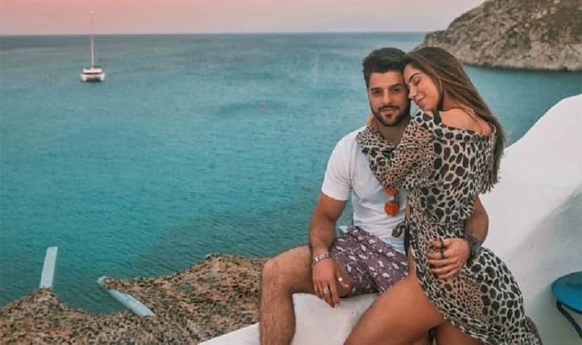 DJ Alok comemorou e sua esposa, Romana Novais (Foto: Reprodução)