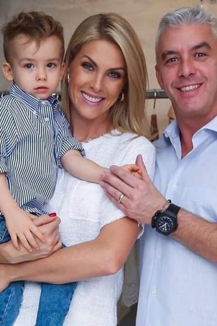 Ana Hickmann, filho e esposo. Foto: Reprodução Ana Hickmann, filho e esposo. Foto: Reprodução