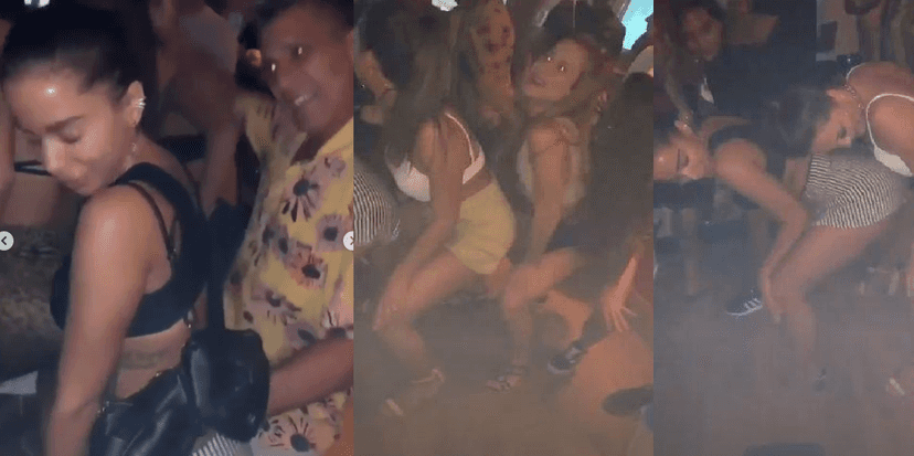 Anitta, Eri Johnson e Marina Ruy Barbosa quebram tudo na balada (Foto: Reprodução) Anitta, Eri Johnson e Marina Ruy Barbosa quebram tudo na balada (Foto: Reprodução)
