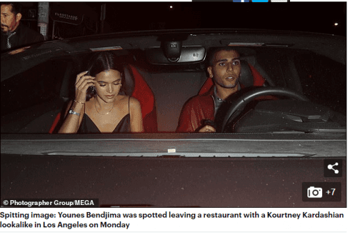 Bruna Marquezine passa a perna em Kardashian e é flagrada com ex de socialite Foto: Reprodução Bruna Marquezine passa a perna em Kardashian e é flagrada com ex de socialite Foto: Reprodução