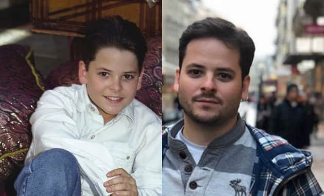 O ator Thiago Oliveira como o Amin de O Clone (esquerda) e atualmente (direita) - Foto: Reprodução) O ator Thiago Oliveira como o Amin de O Clone (esquerda) e atualmente (direita) - Foto: Reprodução)