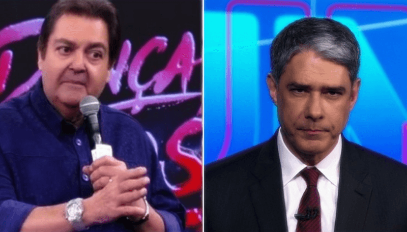 William Bonner lê nota do apresentador Faustão no Jornal Nacional (Foto: Reprodução) William Bonner lê nota do apresentador Faustão no Jornal Nacional (Foto: Reprodução)
