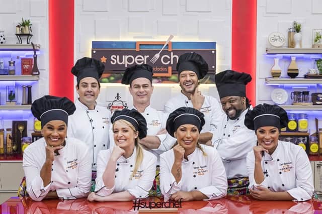 Os participantes do SuperChef Celebridades 2019 (Foto: Globo/Paulo Belote) Os participantes do SuperChef Celebridades 2019 (Foto: Globo/Paulo Belote)