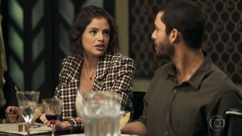 Josiane e Téo em cena de A Dona do Pedaço da Globo (Foto: Reprodução/Globo) Josiane e Téo em cena de A Dona do Pedaço da Globo (Foto: Reprodução/Globo)