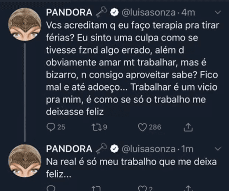 Luísa Sonza fala sobre vício em seu Twitter (Foto: Reprodução) Luísa Sonza fala sobre vício em seu Twitter (Foto: Reprodução)