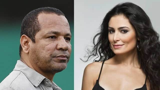 Neymar pai e Franciely Freduzeski (Foto: Reprodução) Neymar pai e Franciely Freduzeski (Foto: Reprodução)