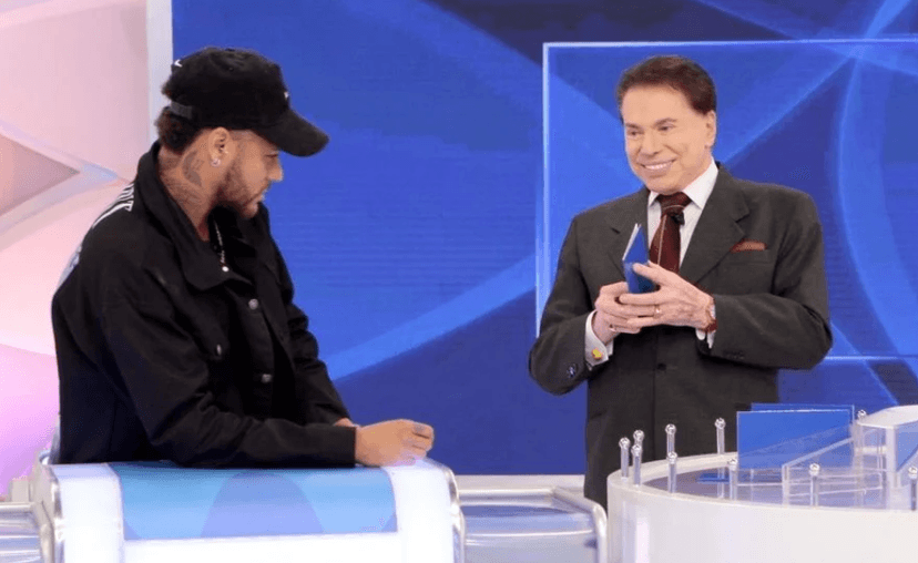 Neymar e Silvio Santos falaram sobre Anitta no Jogo das 3 Pistas (Foto: Divulgação) Neymar e Silvio Santos falaram sobre Anitta no Jogo das 3 Pistas (Foto: Divulgação)
