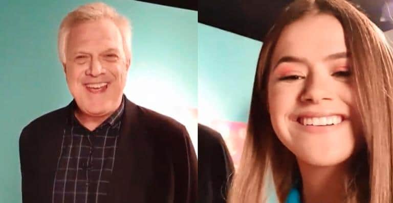 Pedro Bial esteve no SBT para participar do Programa da Maisa e deixou a apresentadora feliz da vida (Foto: Divulgação) Pedro Bial esteve no SBT para participar do Programa da Maisa e deixou a apresentadora feliz da vida (Foto: Divulgação)