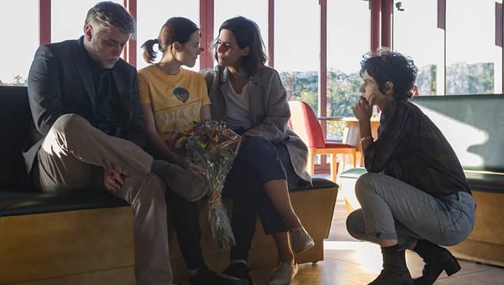 Fabio Assunção, Letícia Colin, Mariana Lima e a diretora Luisa Lima nos bastidores de Onde Está Meu Coração, nova série da Globo. (Foto: Divulgação) Fabio Assunção, Letícia Colin, Mariana Lima e a diretora Luisa Lima nos bastidores de Onde Está Meu Coração, nova série da Globo. (Foto: Divulgação)