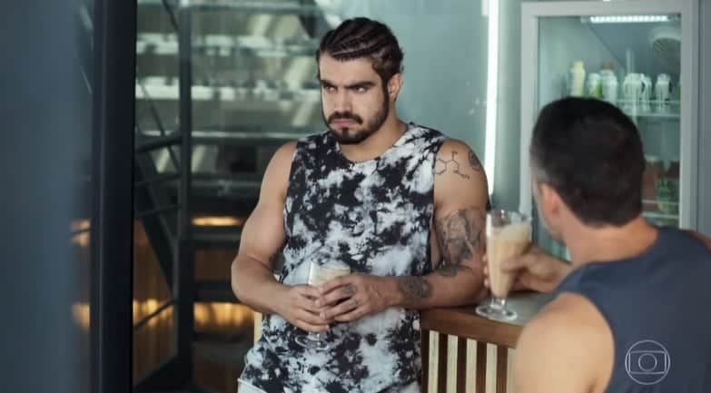 Rock (Caio Castro) em cena de A Dona do Pedaço da Globo (Foto: Reprodução) Rock (Caio Castro) em cena de A Dona do Pedaço da Globo (Foto: Reprodução)