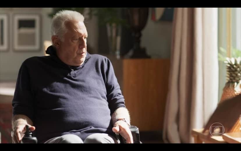 O ator Antonio Fagundes em cena na novela Bom Sucesso, trama das sete da Globo. (Foto: Reprodução) O ator Antonio Fagundes em cena na novela Bom Sucesso, trama das sete da Globo. (Foto: Reprodução)