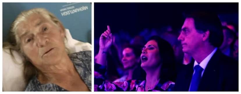 Avó de Michelle Bolsonaro sofre com descaso da neta e aguarda por cirurgia de emergência em maca de hospital Avó de Michelle Bolsonaro sofre com descaso da neta e aguarda por cirurgia de emergência em maca de hospital