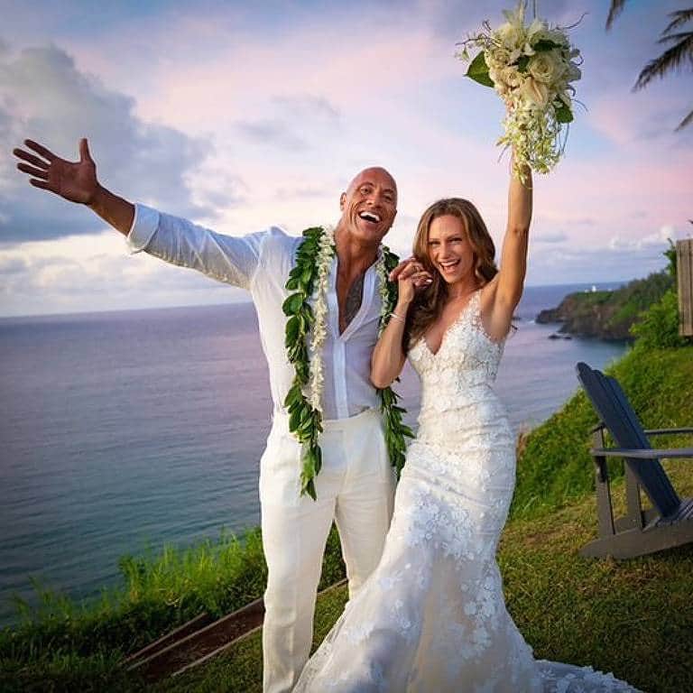 Dwayne Johnson e Lauren Hashian (Foto: Reprodução) Dwayne Johnson e Lauren Hashian (Foto: Reprodução)