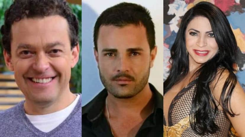 Reality A Fazenda 11: Fernando Rocha, Rodrigo Phavanello e Sylvia Design (Foto: Montagem: TV Foco) Reality A Fazenda 11: Fernando Rocha, Rodrigo Phavanello e Sylvia Design (Foto: Montagem: TV Foco)