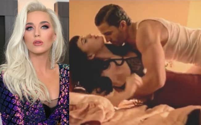 Katy Perry e Anderson Davis em cena quente de Thiking Of You (Foto: Reprodução) Katy Perry e Anderson Davis em cena quente de Thiking Of You (Foto: Reprodução)