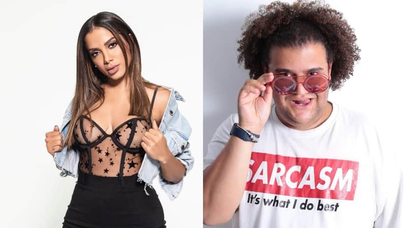 Anitta e Gominho (Foto: Reprodução/Instagram/Montagem TV Foco) Anitta e Gominho (Foto: Reprodução/Instagram/Montagem TV Foco)