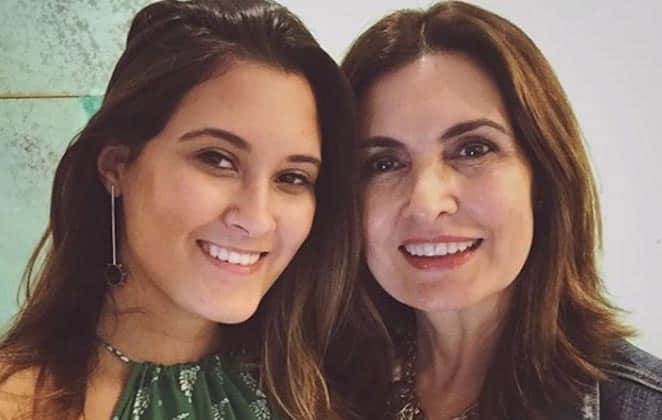 Bia Bonemer e Fátima Bernardes caíram na dança juntas (Foto: Reprodução) Bia Bonemer e Fátima Bernardes caíram na dança juntas (Foto: Reprodução)