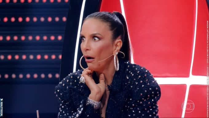 Ivete Sangalo espantada no The Voice Brasil da TV Globo (Foto: Reprodução/ TV Globo) Ivete Sangalo espantada no The Voice Brasil da TV Globo (Foto: Reprodução/ TV Globo)