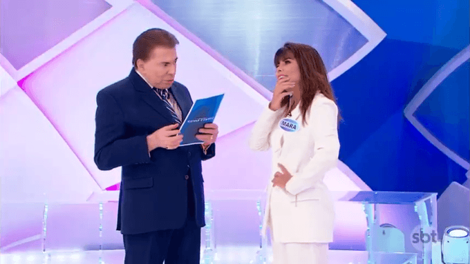 Silvio Santos e Mara Maravilha Silvio Santos e Mara Maravilha