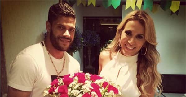O jogador Hulk Paraíba e a ex-mulher, Iran Souza (Reprodução) O jogador Hulk Paraíba e a ex-mulher, Iran Souza (Reprodução)
