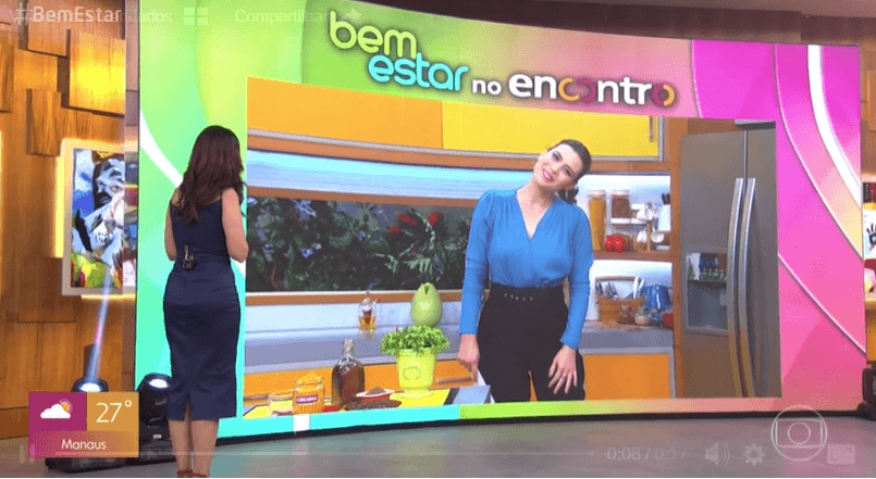A apresentadora do Encontro com Fátima Bernardes deixou a repórter do Bem Estar, Michelle Loreto constrangida A apresentadora do Encontro com Fátima Bernardes deixou a repórter do Bem Estar, Michelle Loreto constrangida